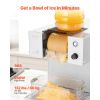 Snowflake Ice Machine, 132LBS/24H Snowflake Ice Maker, Ice-Shaver Machine with Stainless Steel Blade, Electric Snow Cone Maker with 0.48Gal Tank