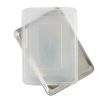 2 Piece Aluminum Bakeware Set with 13' x 18' High Sided Half Sheet Pan and Lid