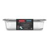 Glass Food Storage Container with Lid, BPA Free and Leak Proof, 8-Cup