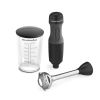 2-Speed Corded Hand Blender, Onyx Black with Blending Jar and Lid