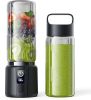 Portable Blender, Small Smoothie & Shake Maker with 8 Blades, Compact Personal Blender with LED Display