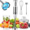 TENKER Hand Blender, 5 in 1 Multi-Purpose Immersion Blender set, 1100 watts 12 Adjustable Speed Stick Blender, 600ml Beaker