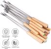 Set of 12 Stainless Steel Fondue Forks
