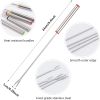 12PCS 9.5 Inch Color-Coded Stainless Steel Fondue Forks