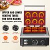 Electric Donut Maker, 1550W Commercial Doughnut Machine with Non-stick Surface, 6 Holes Double-Sided Heating Waffle Machine Makes 6 Doughnuts