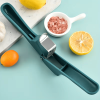 Non peeling stainless steel garlic press, kitchen manual garlic puree machine, labor-saving garlic pressing tool