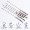 12PCS 9.5 Inch Color-Coded Stainless Steel Fondue Forks