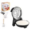 Pizza Oven, 12 in Electric Pizza Maker, 1200W Electric Pizzas Cooker with Cordierite Stone, 5-Mode Temperature Control