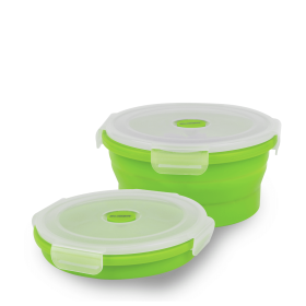 GLIDER LB Green Bento Premium Lunch Box & Food Storage Containers (Color: Green, size: X-Large)
