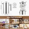 Coffee Press Tea Maker with Filterr for Household & Commercial