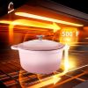 Dutch Oven,Dutch Oven Pot with Lid,4.5 QT Enamel Dutch Ovens with Dual Handles,Cast Iron Pot for Braiser,Cooking,Gifts for Family